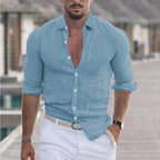 Breeze Luxe Leinen Hemd – Frisch und Bequem für Herren