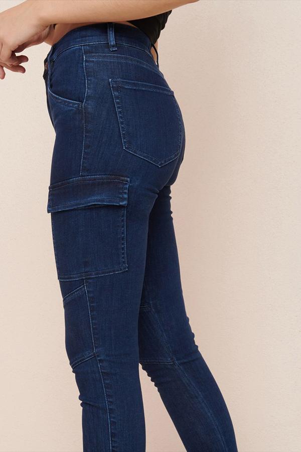 High-Waist Skinny-Jeans