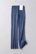 High-Waist Skinny-Jeans – Blau