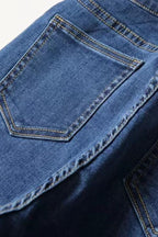 High-Waist Straight-Leg-Jeans