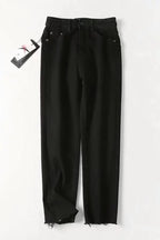 High-Waist Straight-Leg-Jeans