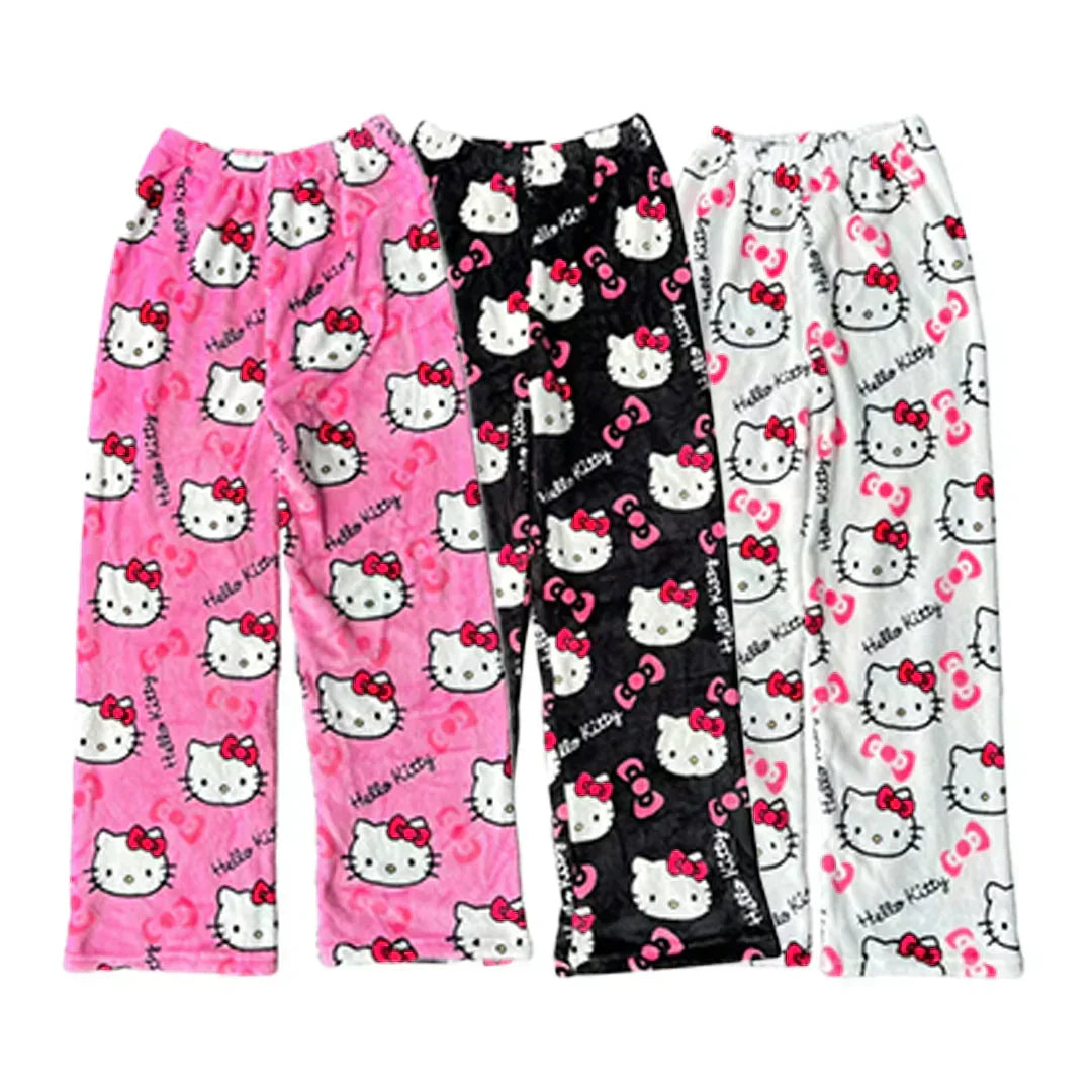 Hello Kitty Damen Schlafhose – Verspielt sowie Bequem für Traumhafte Abende