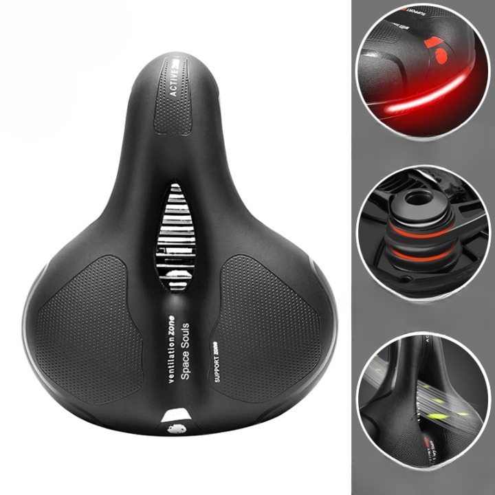 Ergonomischer Fahrradsattel – Stoßdämpfend sowie Atmungsaktiv
