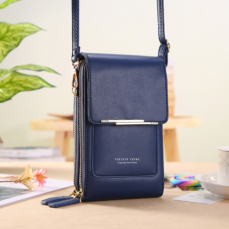 Touchscreen-Handtasche mit Geldbörse-Funktion – Kompakte Crossbody für den Alltag