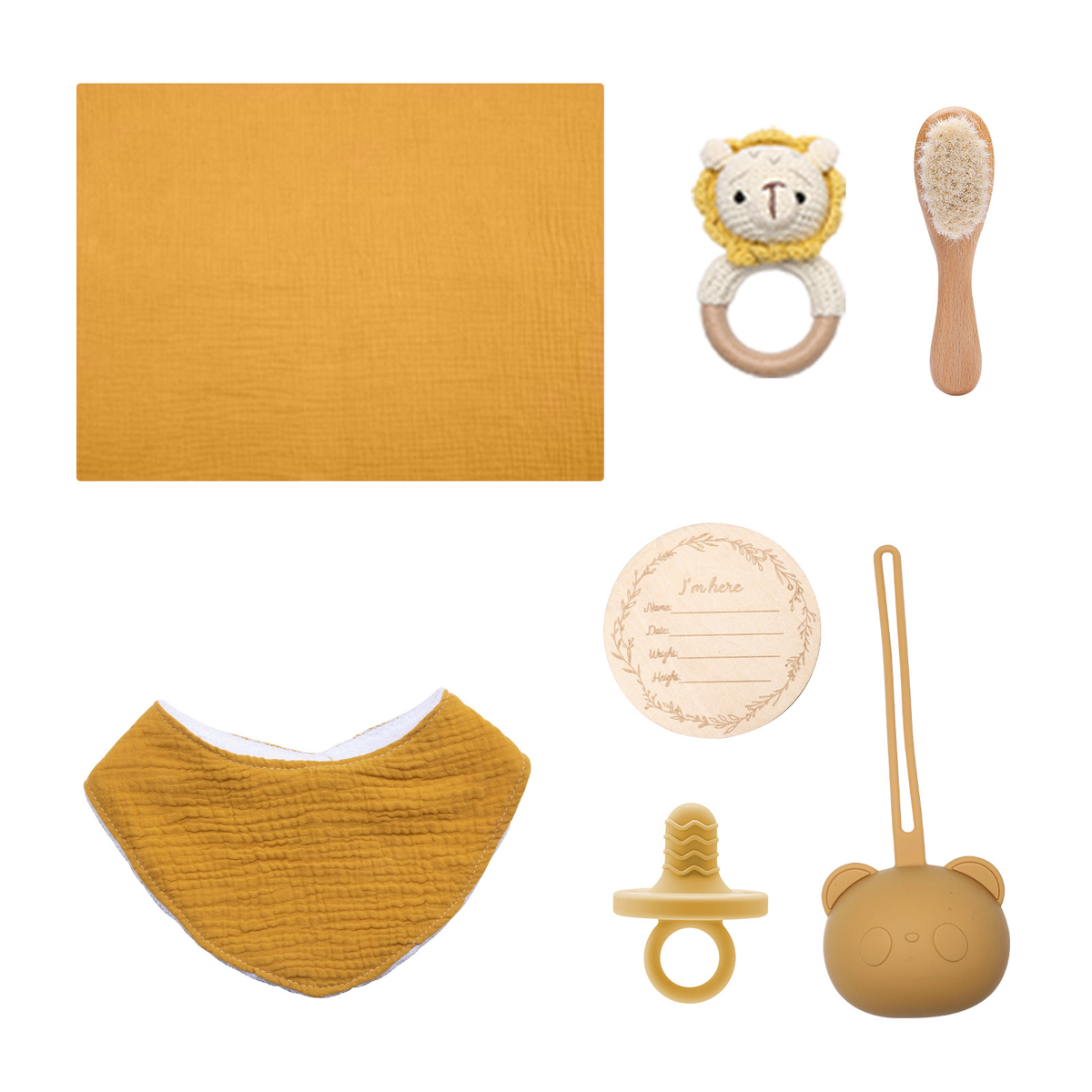 Luxe Baby Geschenkbox: Warme Willkommensset für Neugeborene