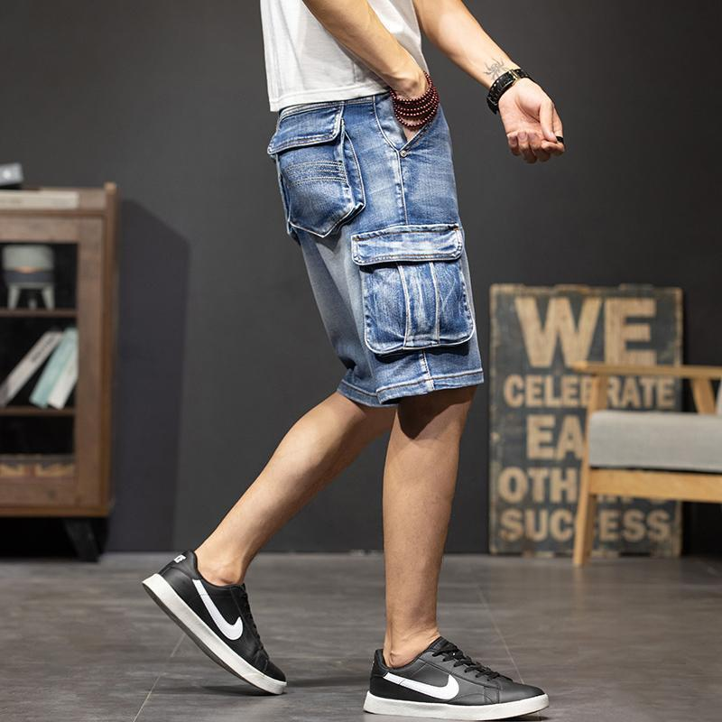 Lässige Herren Shorts Denim Cargo – Robust und Funktional für den Alltag