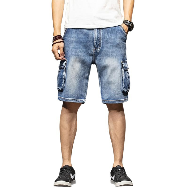 Lässige Herren Shorts Denim Cargo – Robust und Funktional für den Alltag
