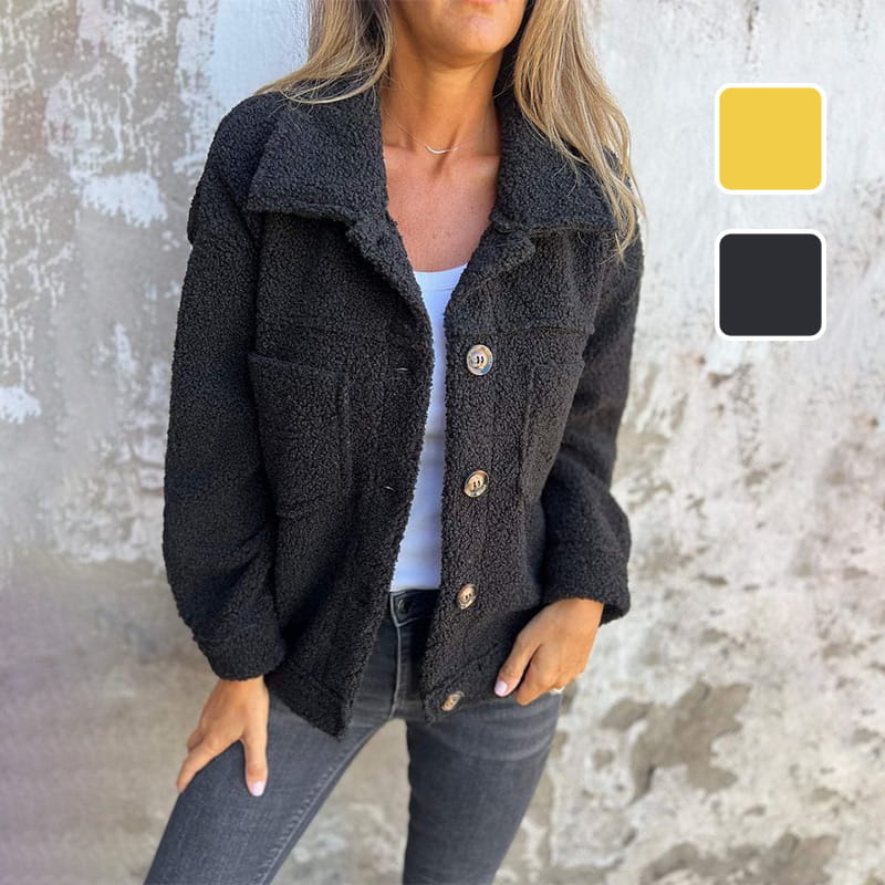 Sanne's Gemütliche Teddyjacke – Für Warme sowie Stilvolle Tage
