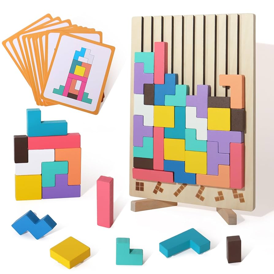 Kinder Holz Tetris Puzzle – Lehrreich sowie Kreativ