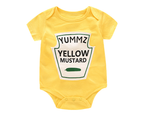 2er-Pack Baby Bodysuits – Weiche Baumwolle inklusive Verspielten Lebensmittel-Drucken