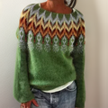Geometrischer Pullover