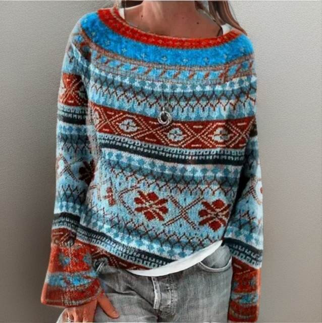 Bequemer und lockerer Pullover