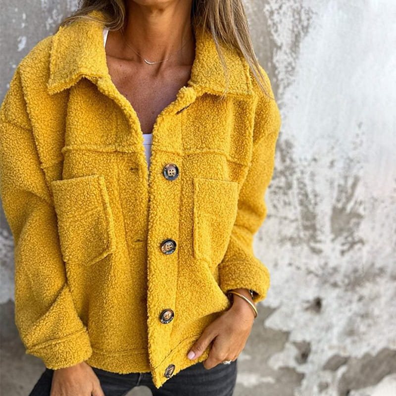 Sanne's Gemütliche Teddyjacke – Für Warme sowie Stilvolle Tage