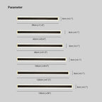 LumiLine Außenlampe – Minimalistisches Design inklusive Warmem Licht