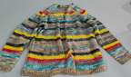 Retro Farbiger Pullover