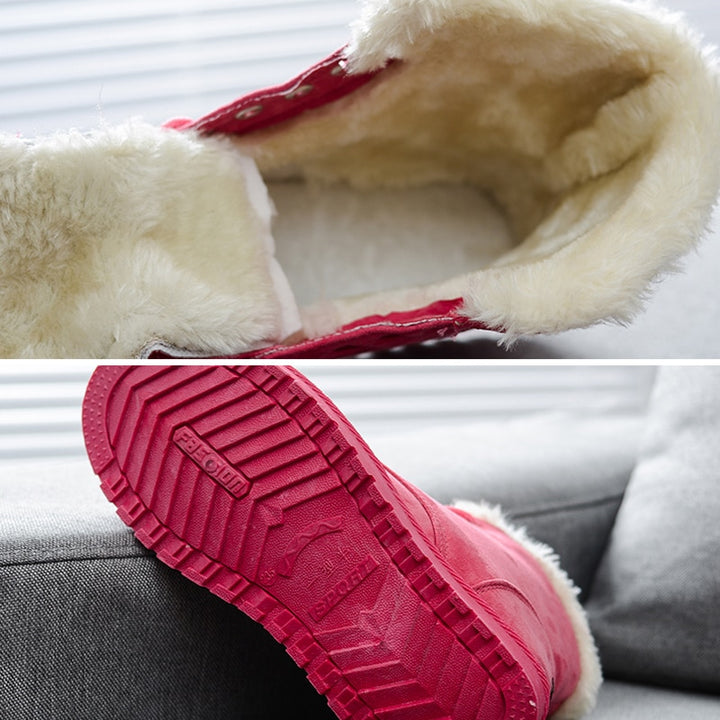 Victoria Winterboots - Bequeme Wildleder Boots inklusive Fleece Futter
