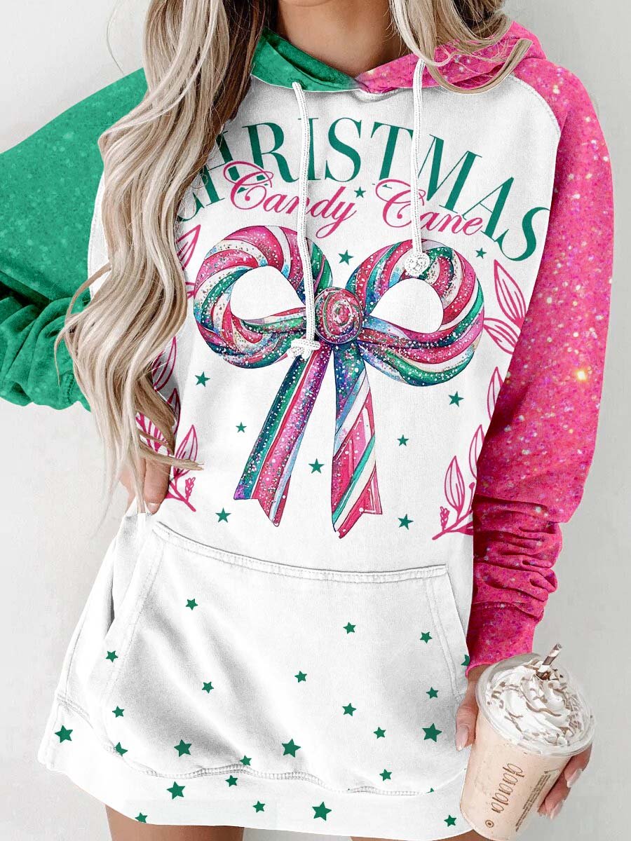 Weihnachts-Süßigkeiten Hoodie – Festlicher Stil sowie Komfort