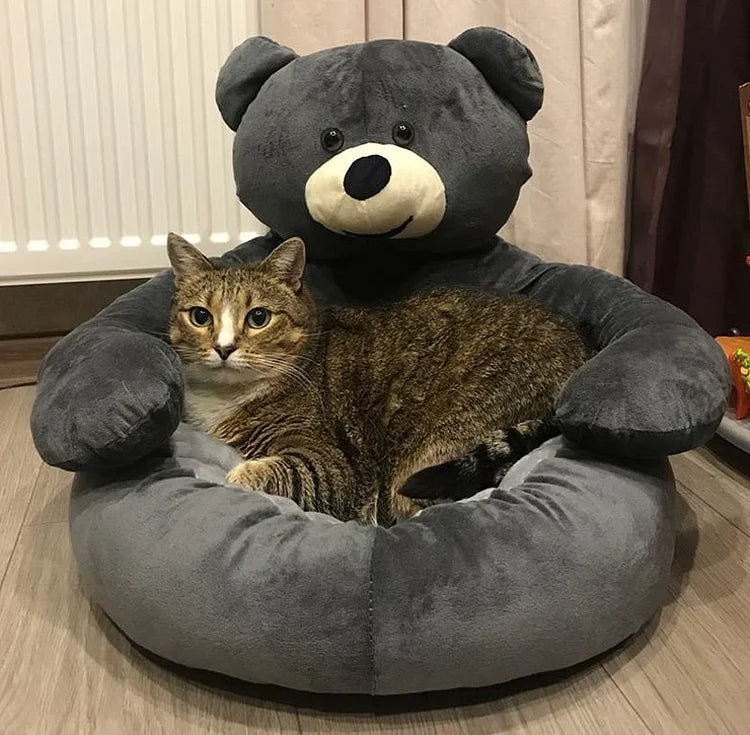 TeddyBear Katzenbett - Für Ultimativen Komfort sowie Gemütlichkeit