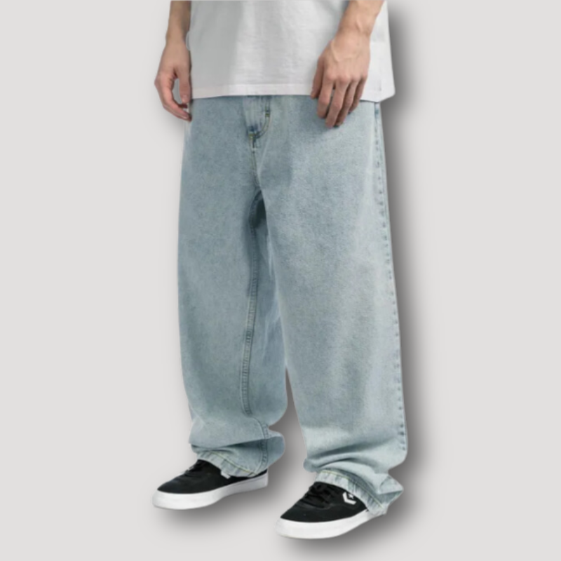 Coole Baggy Denim Jeans für Herren – Entspannte Passform sowie Urban Look