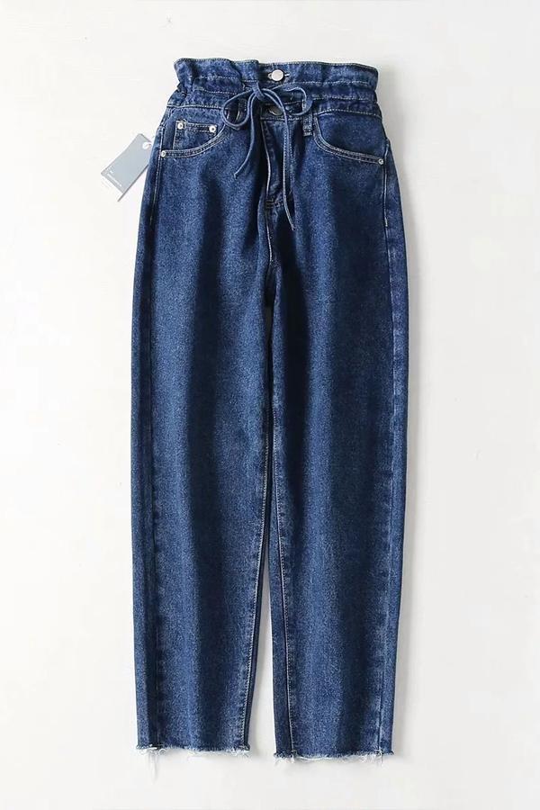 High-Waist Loose-Fit-Jeans