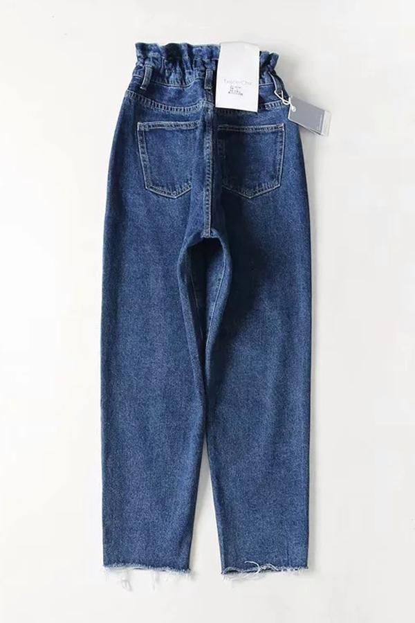 High-Waist Loose-Fit-Jeans