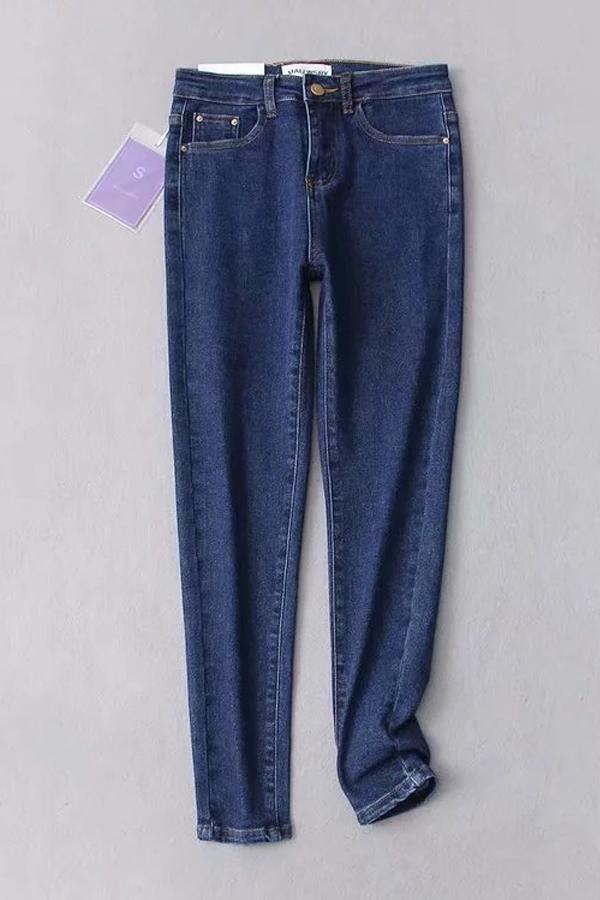 High-Waist Skinny-Jeans