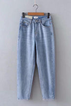 Damen High-Waist Jeans mit hoher Taille