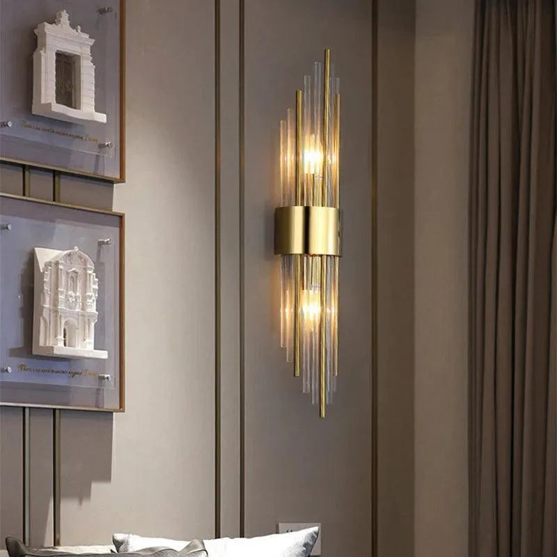 Celestia Wandlampe: Luxuriöses Kristalldesign für stilvolle Interieurs
