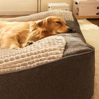 Orthopädisches Hundebett mit Kopfkissen – Luxus sowie Komfort