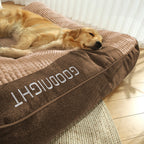 Orthopädisches Hundebett mit Kopfkissen – Luxus sowie Komfort