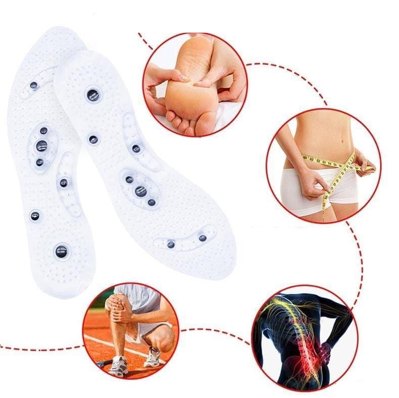 Magnetische Massage-Einlegesohlen – Gesund Laufen und Bequem Abnehmen