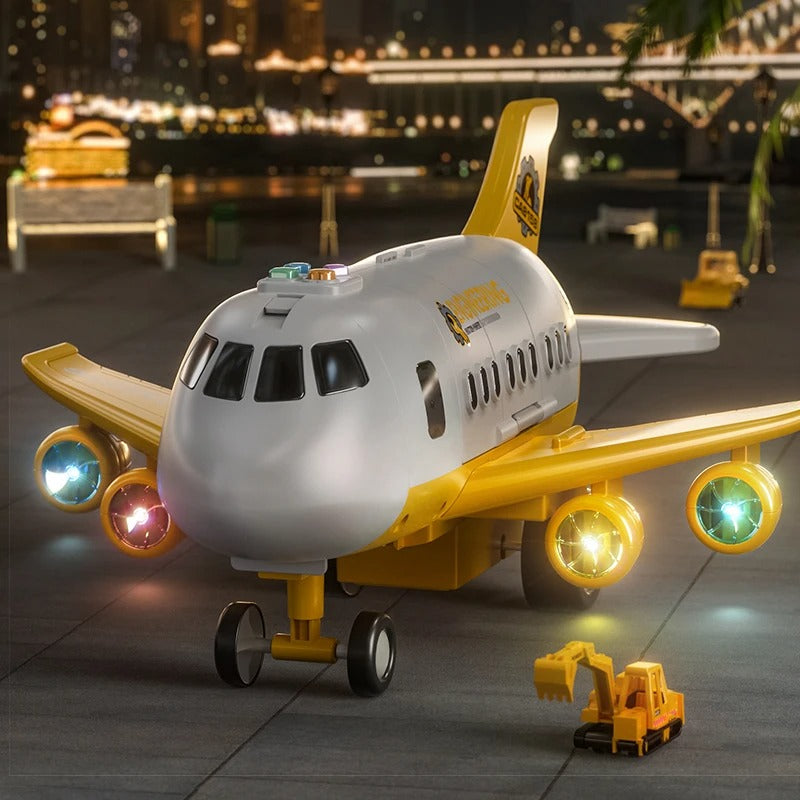 SkyAdventures Buntes Flugzeug: Interaktives Spielzeug für Junge Piloten