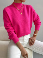 Klassischer Rollkragenpullover