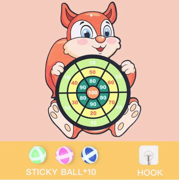 Tierfreunde Sticky Dartboard – Sicherer Spaß für Kinder