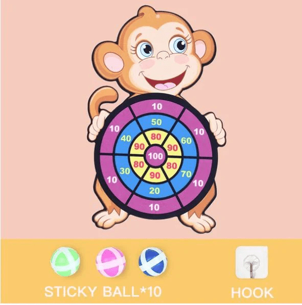 Tierfreunde Sticky Dartboard – Sicherer Spaß für Kinder