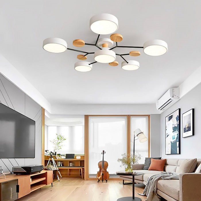 Moderne skandinavische LED-Deckenleuchte – Elegant & Nachhaltig