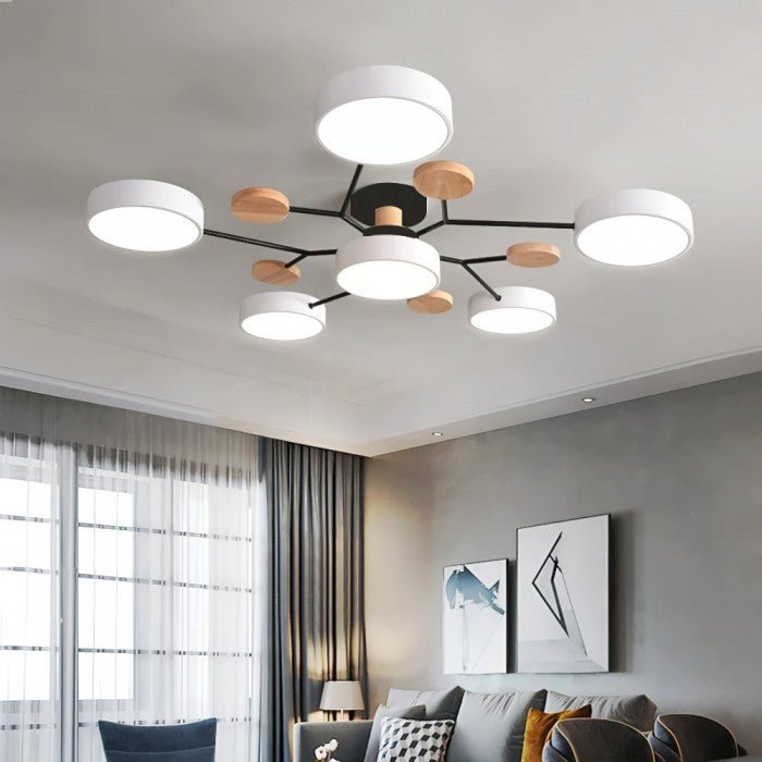 Moderne skandinavische LED-Deckenleuchte – Elegant & Nachhaltig