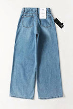 High-Waist Straight-Leg-Jeans