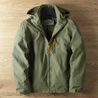 Herren Outdoor Jacke mit Kapuze – Wasserdicht und Bequem