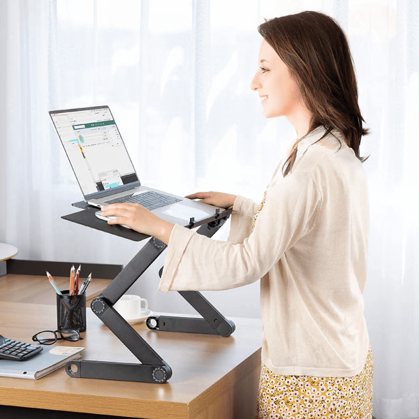 Ergonomischer verstellbarer Laptopständer – Leicht sowie multifunktional
