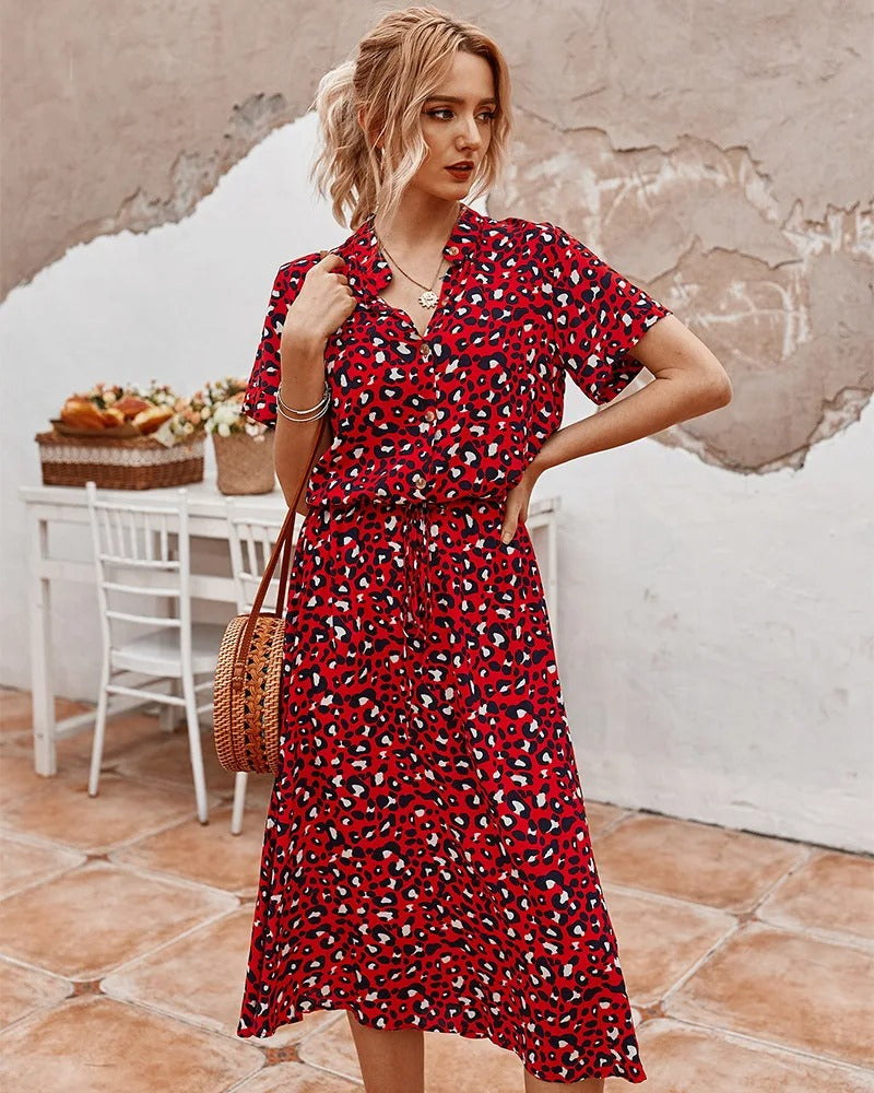Daniella Midi Kleid – Elegant sowie Leicht für Sonnige Momente