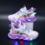 Rainbow Glitter Sneakers – LED Kinderschuhe für Abenteurer