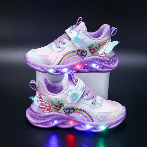 Rainbow Glitter Sneakers – LED Kinderschuhe für Abenteurer
