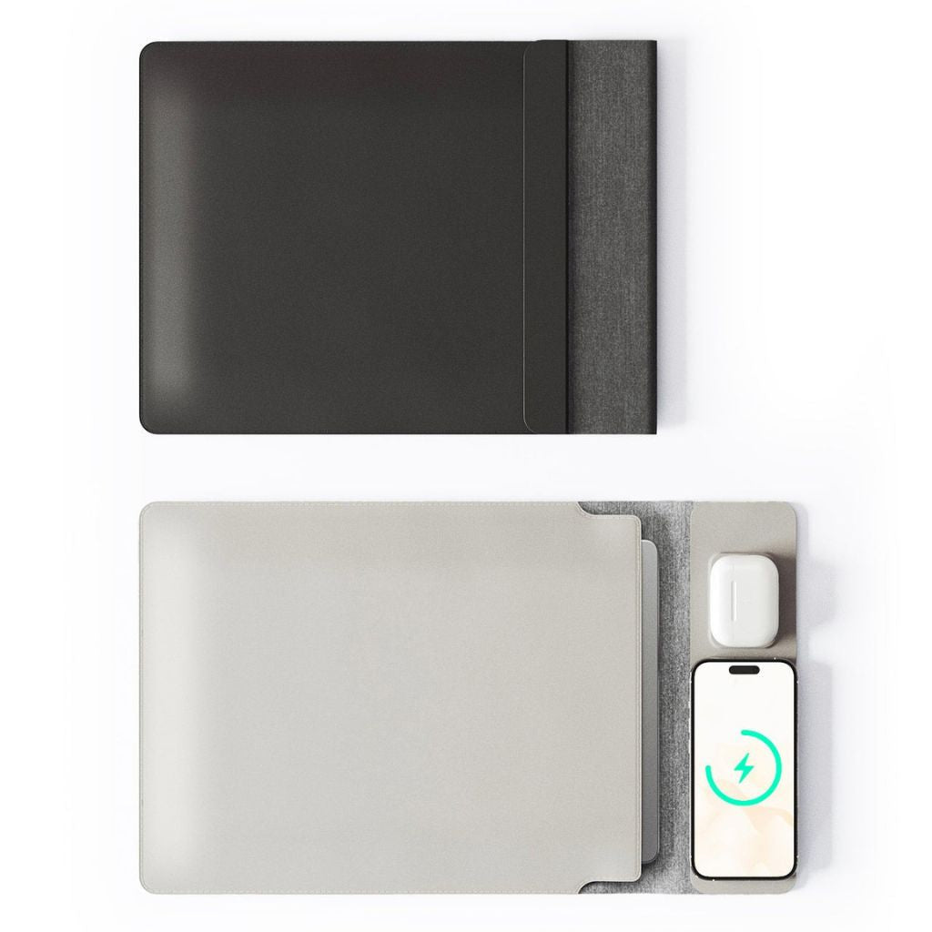 PowerDesk Sleeve – Schlanke Laptop-Hüllen inklusive Drahtloser Ladefunktion