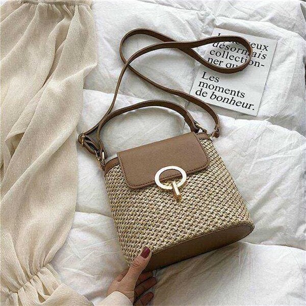 Eva Strohtasche Chic – Natürlich sowie Elegant