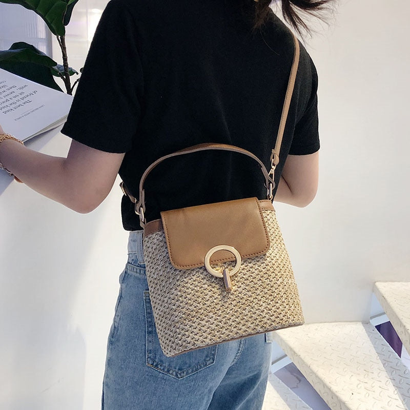 Eva Strohtasche Chic – Natürlich sowie Elegant