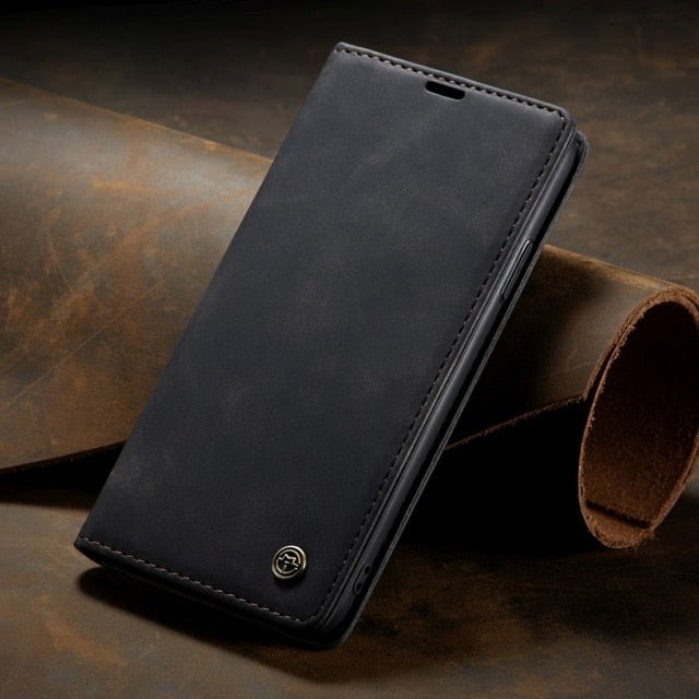 iPhone Leder Flipcase: Magnetisch & Funktional
