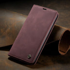 iPhone Leder Flipcase: Magnetisch & Funktional