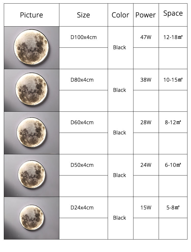 Luna 3D Deckenlampe – Magische Atmosphäre sowie warmes Licht