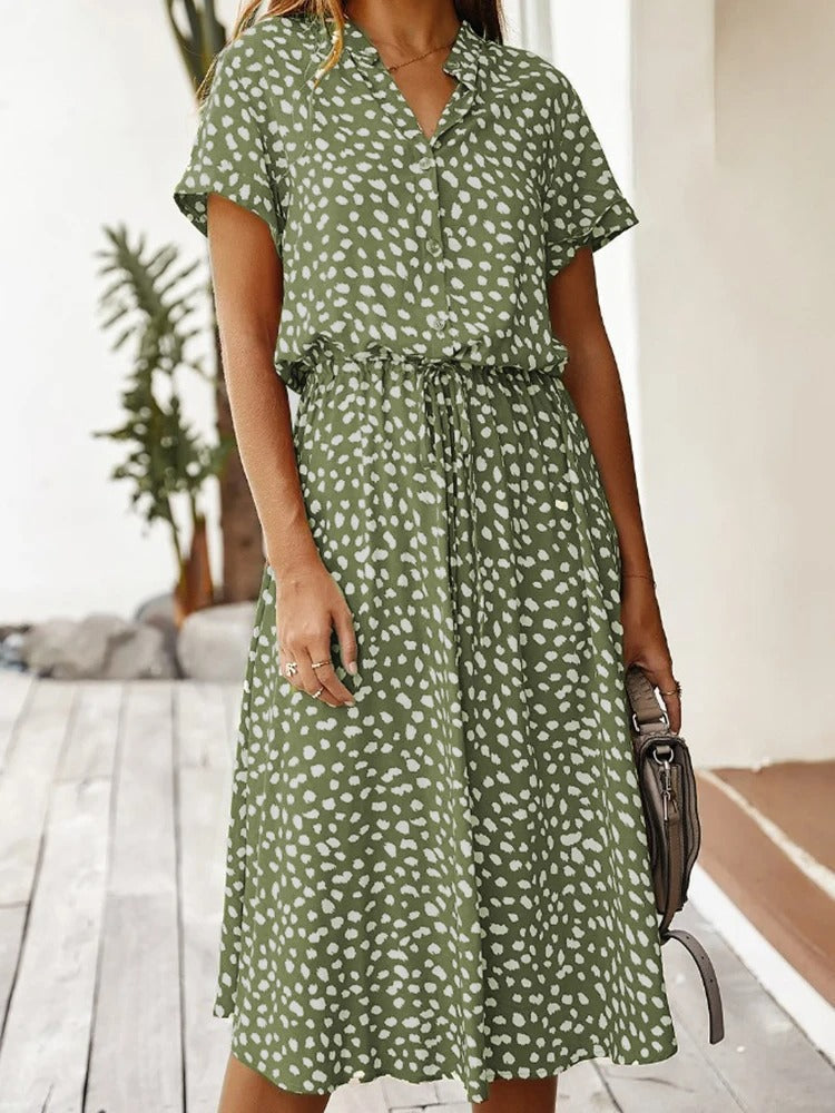 Daniella Midi Kleid – Elegant sowie Leicht für Sonnige Momente